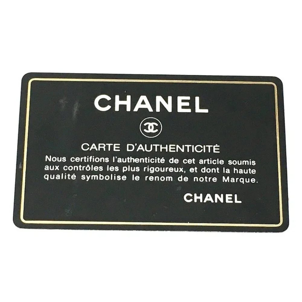 CHANEL Logo Sacosh Shoulder Bag Lambskin Leather Brown - Picture 13 of 13